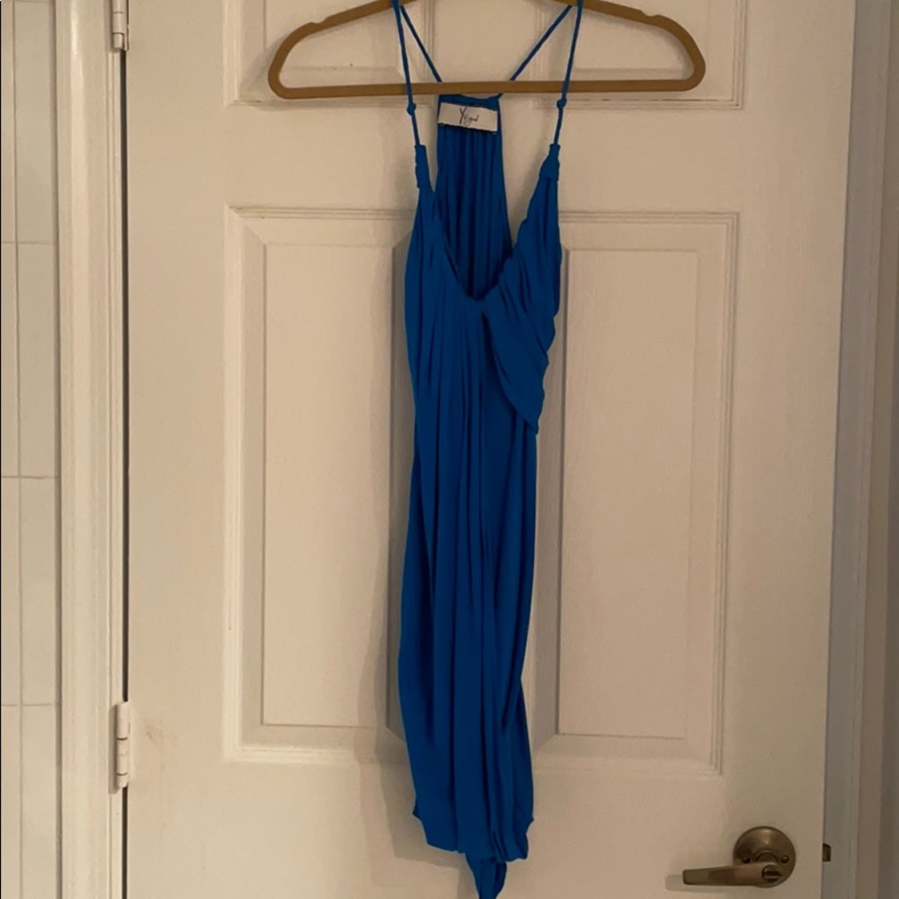 Yyigal blue mini dress